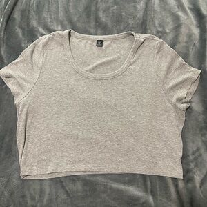 Ribbed crop top